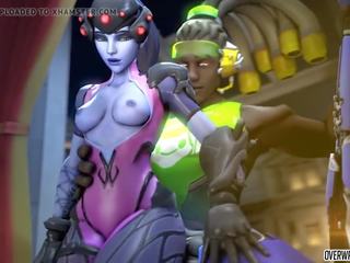 Inviting Overwatch Heroes Blowing shaft and Getting Fucked