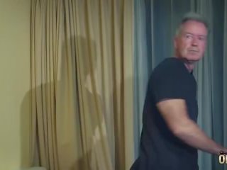 Old Man Dominated by inviting smashing diva in old Young Femdom Hardcore Fucking