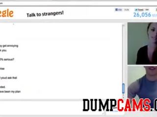 32DD boobs darling in omegle showing boobs to big prick - DumpCams.com